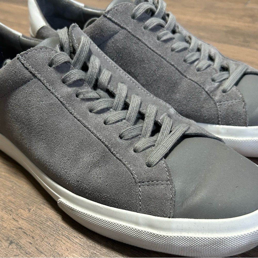 Grey Suede/Leather Men's Sneakers Size 11 - Vince